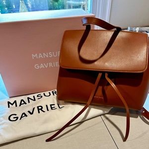 Mansur Gavriel Calf Mini Lady Bag - Saddle